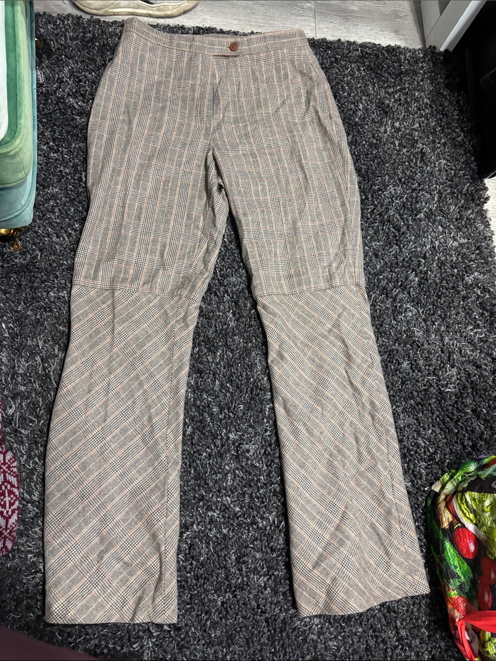 Vintage Italian Wool Plaid Pants by Harrier’s